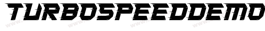 TurboSpeedDemo Itali字体转换